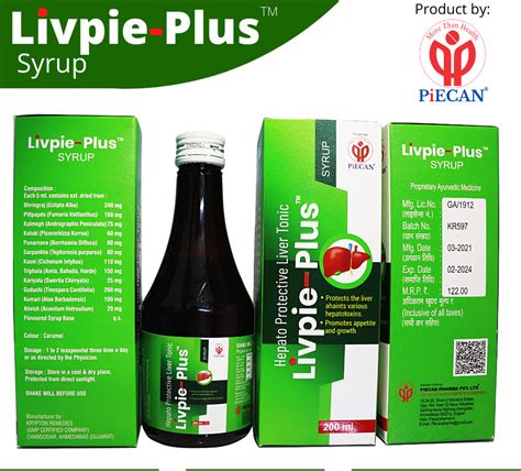 Livpie Plus Syrup Hepato Protective Liver Tonic 200 Ml Packaging Type