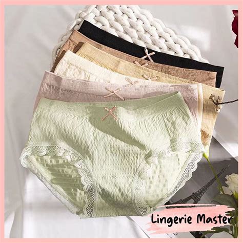 Jual LINGERIE MASTER C 23 Celana Dalam Wanita Bahan Katun CD Seamless Pakaian Dalam