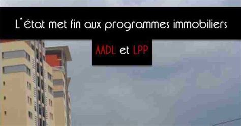 L Tat Met Fin Aux Programmes Immobiliers Aadl Et Lpp Architecture