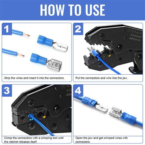 Mua Qibaok 1500pcs Wire Connectors Insulated Electrical Wire Terminals