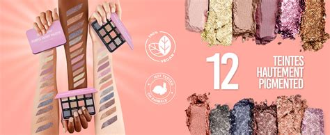 Fard Paupi Re Palette Maquillage Yeux Nude Rose Pink Cuivre Couleurs Shimmer Mat Ultra