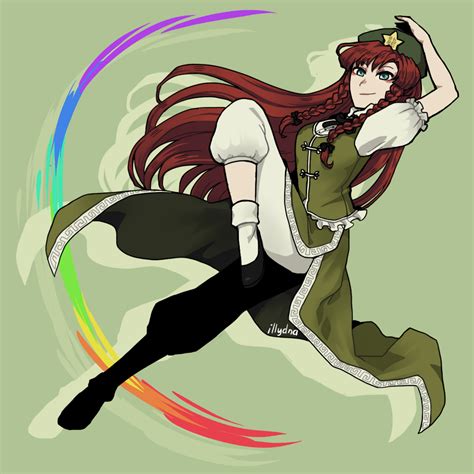 Hong Meiling by illydna on DeviantArt