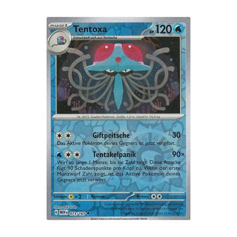 Tentoxa Reverse Holo Mew Pokemon Karte G Nstig Kaufen