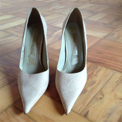 Scarpin Nude Sapato Feminino Carmen Steffens Usado Enjoei