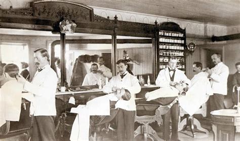 33 Rare Vintage Photographs Captured Barber Shops From Between The Late