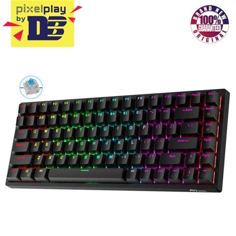 Royal Kludge Rk Tri Mode Rgb Keys Hot Swappable Mechanical Keyboard Black Blue Switch