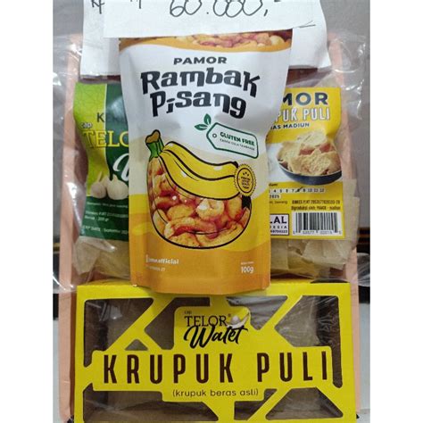 Jual Promo Live Rambak Pisang Pamor Dan Kerupuk Puli Premium Telor