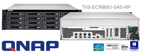 16BAY NAS AND ISCSI/IP-SAN 3U SAS 12G SAS/SATA 6G 4LAN 10G READY (TVS-EC1680U-SAS-RP-16G-US)