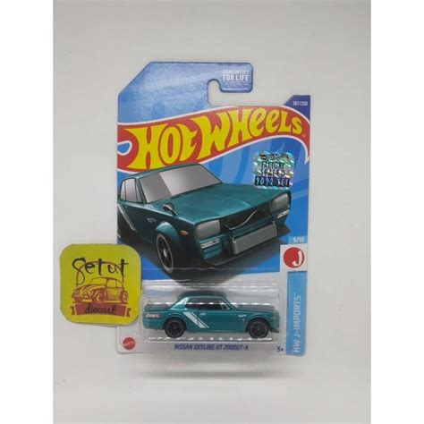 HOTWHEELS HOT WHEELS 風火輪風火輪 NISSAN SKYLINE H T 2000GT X 工廠密封 蝦皮購物