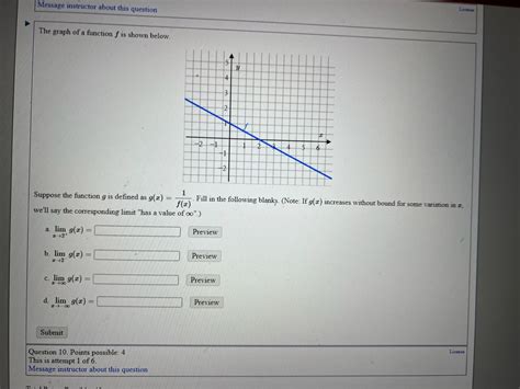 SOLVED Message Instructor About This Question Liemes The Graph Of A