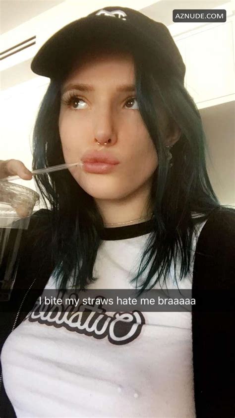 Bella Thorne Sexy Pierced Boob In AZNude