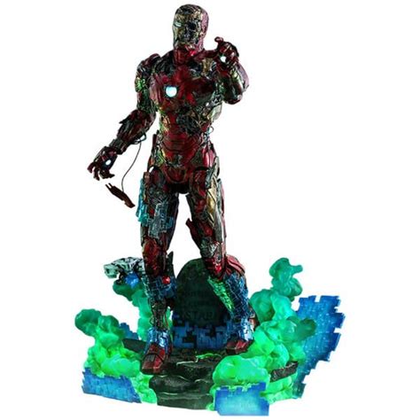 Hot Toys Spider Man Far From Home MMS PVC Action Figure Mysterio S Iron Man Illusion Cm