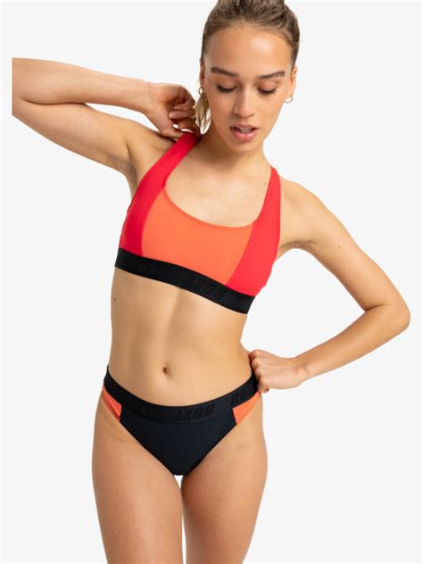 Roxy Active Braguita De Bikini De Cobertura Moderada Para Mujer Roxy