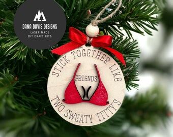 Adult Funny Christmas Ornament Last Fuck Svg Laser File Score Etsy Canada