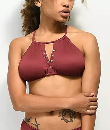 High Neck Bikini Tops Zumiez