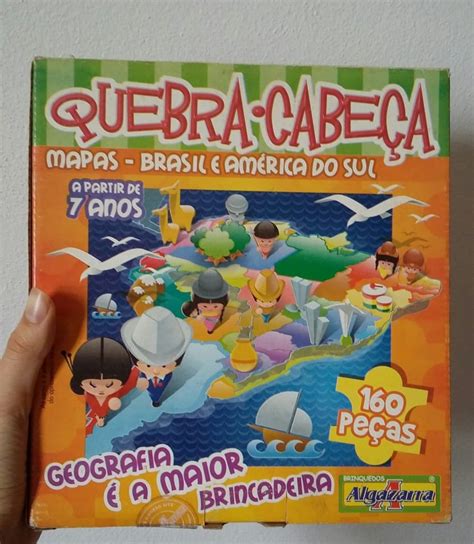 Quebra Cabe As Mapas Do Brasil E Da Am Rica Do Sul Brinquedo