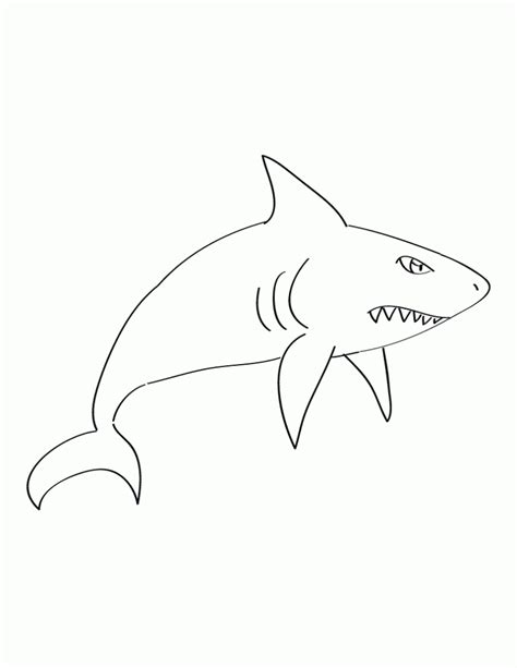 Free Printable Shark Coloring Pages For Kids