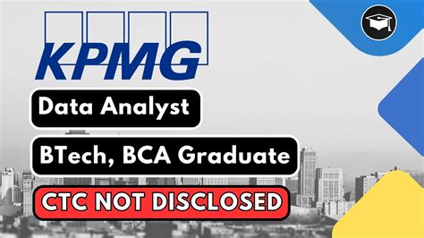 Data Analyst Kpmg Recruitment Freshers Hiring Youtube