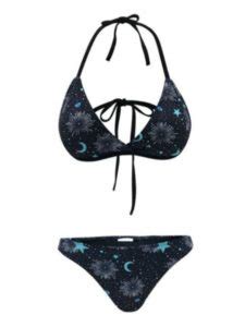 Bikini Swimsuit Straps Neck Sexy Swimwear Td Mercado