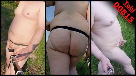 Nude Masturbating In Public Grassland At Gay Cruising Spot Naked Cumming In Sight Of Path