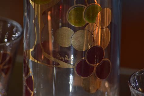 Vintage Gay Fad Studio Cocktail Pitcher With Shot Glasses Home Bartender Cocktail Set