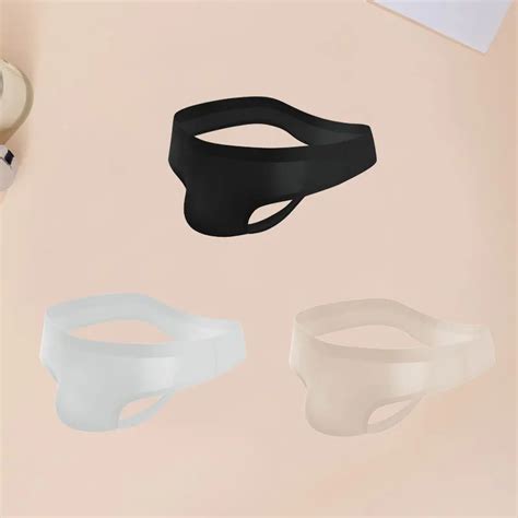 Bikini De Cintura Baja Para Hombre Ropa Interior Sexy De Seda De Hielo Tanga Transpirable Lencer