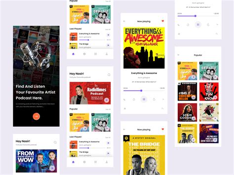 Podcast App Concept Ui By Nasir Jamshed 🥇 On Dribbble