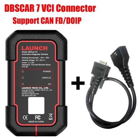 LAUNCH DBScar VII Bluetooth Connector DBSCAR 7 Support CANFD DOIP
