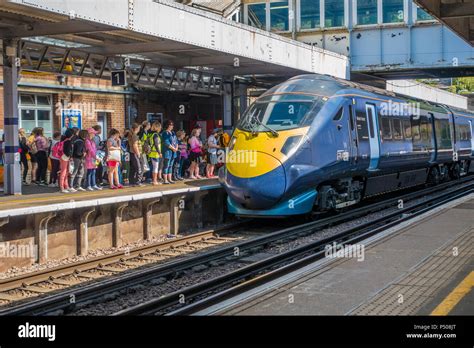 High Speedjavelin Trainarriving Dover Priory Stationcrowded Platform