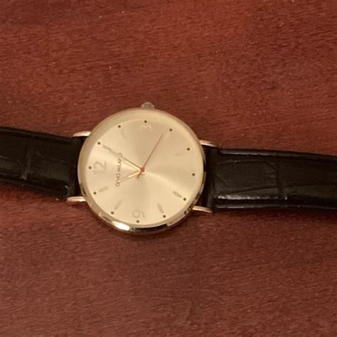 Gino Milano | Accessories | Large Face Brown Leather Watchgino Milano ...