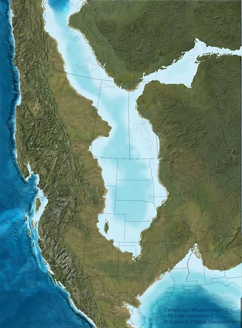 Western Interior Seaway Wiscampmaast Deep Time Maps