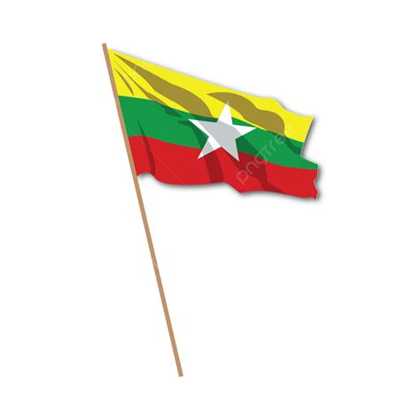 Myanmar Country Vector Hd Images Myanmar Country Flag Mayanmar Flag