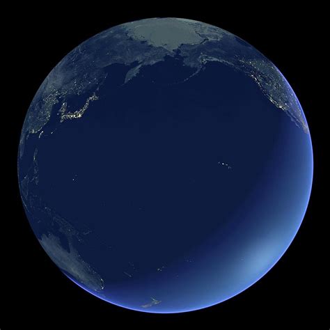 Pacific Ocean At Night by Science Photo Library 