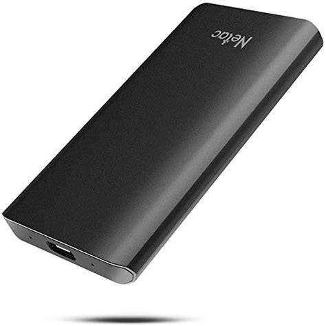 Buy Netac 512GB Portable SSD, USB3.2 Gen2 10Gbps, Type-C PSSD, Read ...