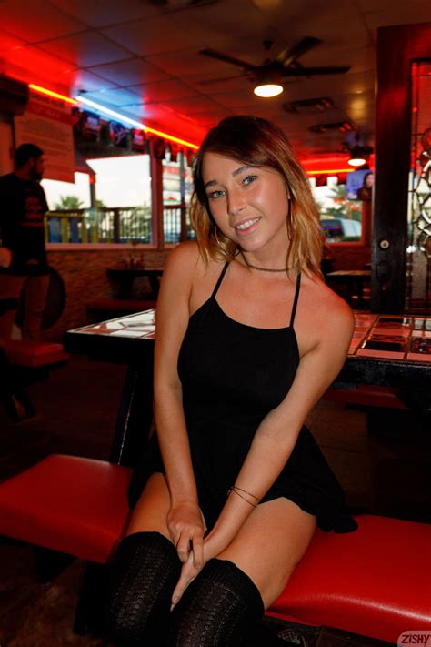 Gorgeous Renee Wilson Wearing Black See Through Lingerie For Zishy 10