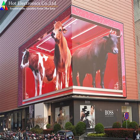 Best Outdoor Naked Eye D Giant Led Advertising Display Manufacturer And Supplier Hot Electronics