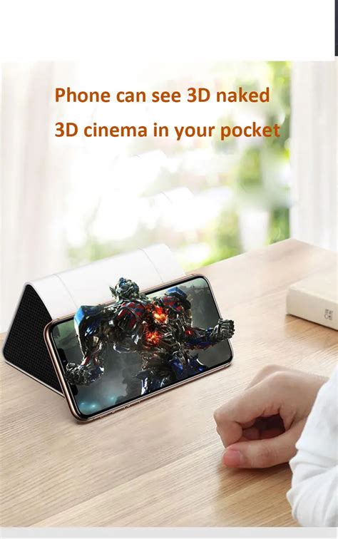 Naked Eye 3D Mobile Phone Film See 3D Movies Easily