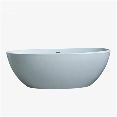 Oval Free Standing Stone Resin Bathtub LAVACE