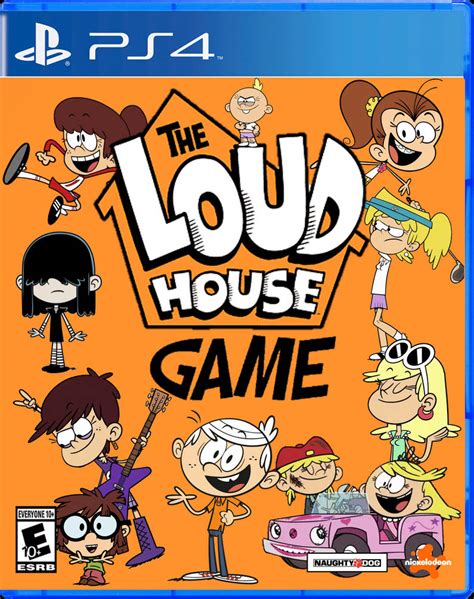 Loud House Game Front Cover Ps4 By Justsomeordinarydude On Deviantart