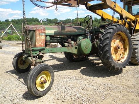 John Deere 520 Widefront Tractor Green Spring Tractor