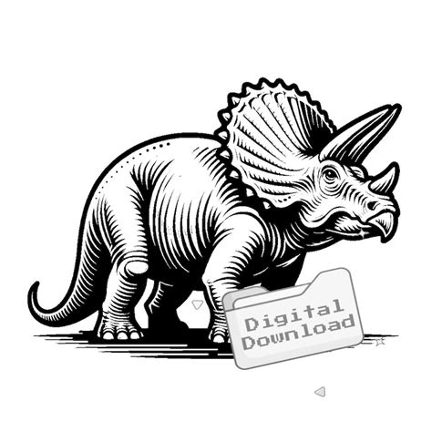 Triceratops Svg Bundle Etsy