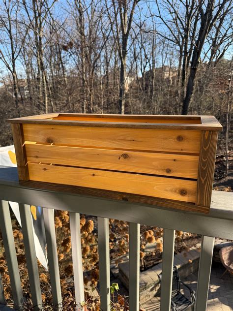 Cedar Planter Box, Indoor/outdoor Planter Box, Garden Herb Box, Flowers