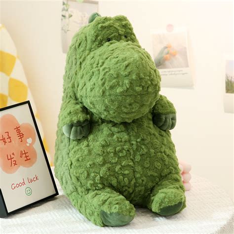 Green Dinosaur Plush Toy – MK Meow