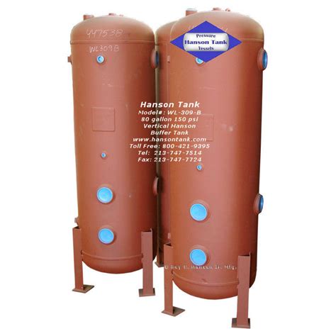 WL B Hot Water Buffer Tank Hanson ASME Tanks