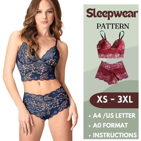 Lingerie Sewing Pattern Etsy