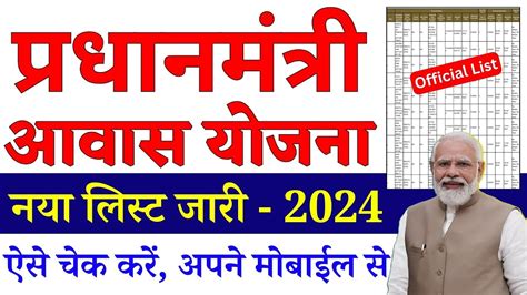 Pm Awas Yojana New List Pradhan Mantri Gramin Avas Yojana Ka New