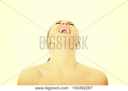 Nude Woman Screaming Image Photo Free Trial Bigstock