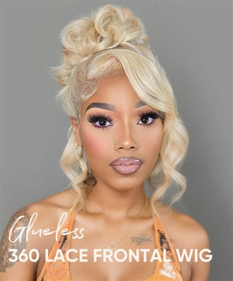 Blonde Wig X Transparent Lace Body Wave Glueless Colored Lace Frontal Wig Wiggins Hair