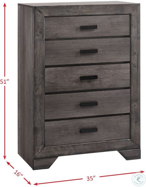 Grayson Gray Oak Youth Panel Bedroom Set Nh100tb