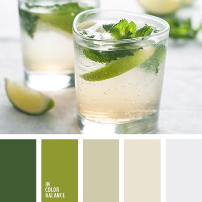 зеленый и салатовый | IN COLOR BALANCE